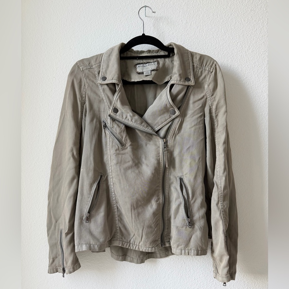 Anthropologie, Marrakech Moto Jacket in Khaki